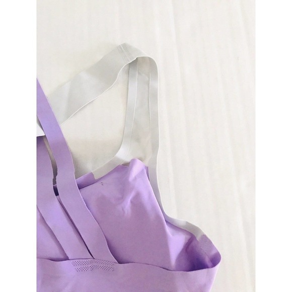 Calie | Youth Girls Bralette Bra Size S Purple Padded Criss Cross Stretch Cutout - Picture 4 of 6
